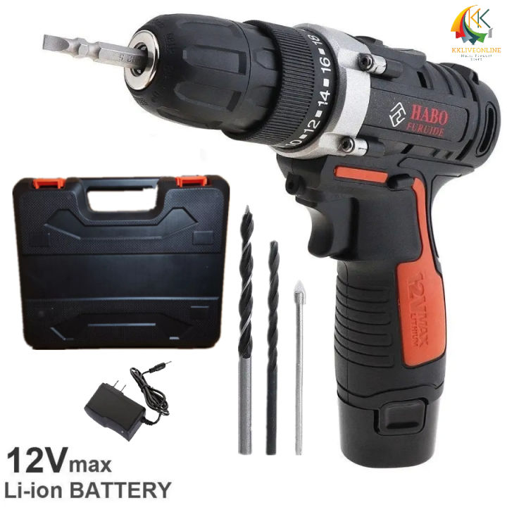 Original HABO Furuide 12V Cordless Drill HABO Screwdriver