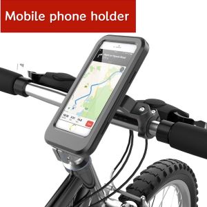 Electric Motorcycle Waterproof Navigation Phone Holder Fully Enclosed Touch Screen Rainproof Holder Cycling Phone Holder