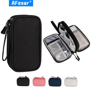 Portable Cable Digital Storage Bags Organizer USB Gadgets Wires Charger Power Battery Zipper Cosmetic Bag Case Accessories Item