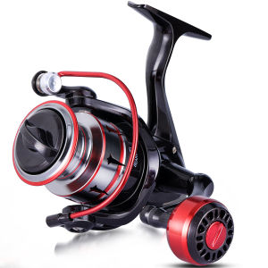 Sougayilang Fishing Reel Aluminum Spool Spherical Metal Handle Max Drag 12LBS 1000-5000 Series Spinning Reel