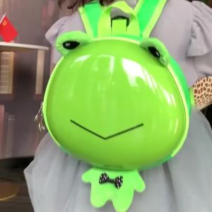 New cute childrens schoolbag anti-lost backpack kindergarten cartoon donut student backpack