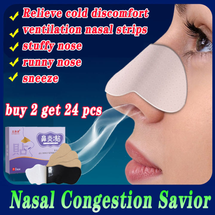 stuffy-nose-rhinitis-herbal-patch-relieve-cold-discomfort-stuffy-nose