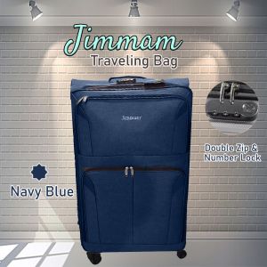 Jimmam Luggage Trolley Bag size 28" inch Fabric Bag Travel bag Suitcase bag/ Super Fabric Luggage Bag