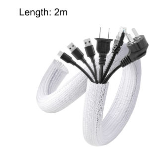 SG [Stock]Cable Management Sleeves Split Cord Protector Wire Wire organiser TPE Thicher Protective cover Anti-bite Wire