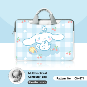 กระเป๋าแล็ปท็อปกระเป๋าคอมพิวเตอร์ Pu กระเป๋าคอมพิวเตอร์น่ารักกระเป๋าคอมพิวเตอร์มัลติฟังก์ชั่สายคล้องไหล่กระเป๋าคอมพิวเตอร์