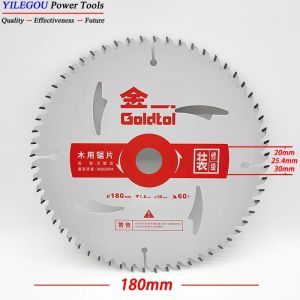 180mm Alloy Saw Blade Carbide Cutting Disc 7Inch 40/60 Teeth Carbide Circular Saw Blade Cutting Disc for Wood Plastic Saw Blade