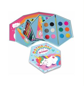 Unicorn Magic Colouring & Activity Drawers Gift Set for Kids With Activity Books Paints & Stationery