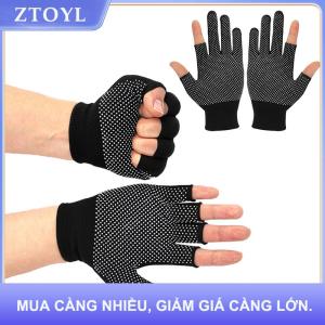 【ZTOYL】 Non-Slip màn hình cảm ứng găng tay Nylon người đàn ông Phụ nữ mùa hè ngoài trời cưỡi thể thao thể dục thoáng khí chống trượt Kem Chống Nắng Nửa Ngón tay găng tay