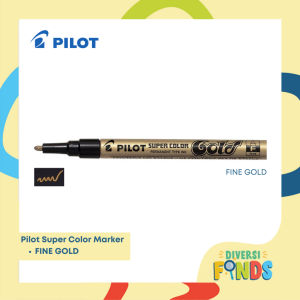 1pc Pilot Permanent Marker - GOLD SILVER WHITE in Fine Medium and Broad Point