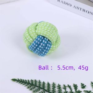 Pet Toy Dog Bite Rope Toy Chew Toys For Puppy Medium and Large Breed Colored Cotton Rope Teeth Molar