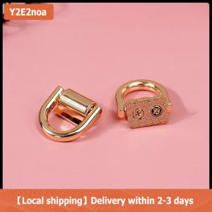 【Local shipping】 2Pcs D Ring Bag Side Clip Buckles Screw Handbag Chain Handles Connector Hanger