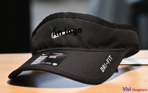 Nón nửa đầu thể thao màu đenmũ thể thao tennis gym Pickleball golf đạp xe chạy bộnón dù thể thao không chóp đỉnhVisor hat BlackNón đen (Hình thật)
