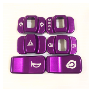 ฝาครอบปุ่มสวิชท์ Lambretta X200 X250 X300 (1ชุดมี6ชิ้น) พร้อมส่งในไทย