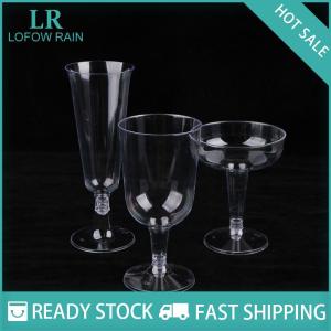 LF Wholesale✨Flash Sale ✨ 10pcs nhựa rõ ràng rượu sâm banh Cocktail Bar ly nướng Kính drinkware cho bữa tiệc sinh nhật lễ hội kỷ niệm ngày cưới