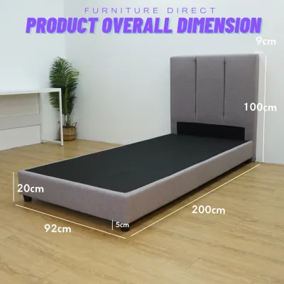 Furniture Direct OLIVE single size divan bed frame