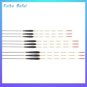 [Feibe Befei] Phao câu cá gỗ huỳnh quang độ nhạy cao Bobber phao phát sáng đánh dấu Đèn câu cá đậm phụ kiện câu cá