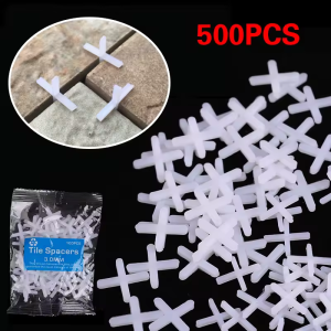1.5MM/2MM Tile Spacer Ceramic Cross Plastic Tile Plumber Reuseable Leveling System Tile Locator Gap Decoration Tool