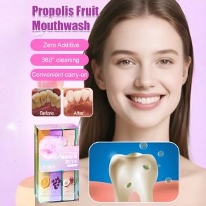 Probiotic Mouthwash Disposable Independent Pack Sterilizes and Removes Bad Breath Freshens Breath to Remove Odor Lasting Fragrance Portable一次性除口臭益生菌漱口水
