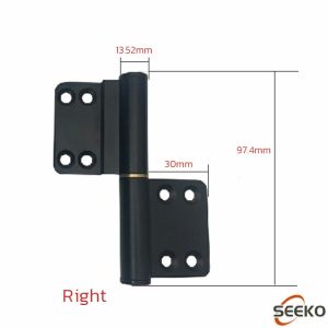 Seeko Lift-Off Hinges Flag Hinges Black Door Hinge Removable Flag Hinges