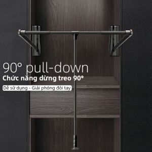 Tay Nâng Hạ Treo Áo - Thanh Thả Xuống Lắp Trong Tủ Áo Gọn Gàng & Tiện Lợi