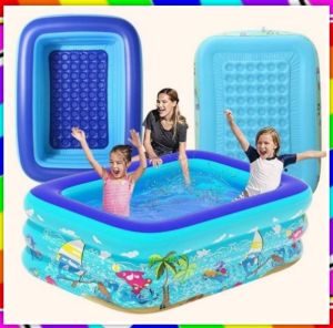 Bể bơi Hồ bơi 1 M 3 - 3 TẦNG đáy 2 lớp bơm hơi chống trượt an toàn ...