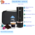 Máy pha cafe mini tự động CERA dùng pin 20 bar, tự đun sôi. 