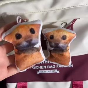 Mèo Ngộ nghĩnh Oiiaioooooiii Ay Mi Gatito Miau Miau có âm thanh sang trọng Móc khóa biểu tượng cảm xúc dễ thương Mèo Diy Dán