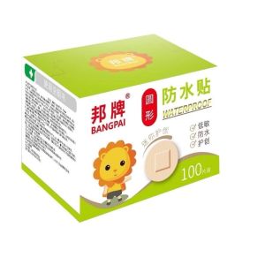 พลาสเตอร์ 100แผ่น พลาสเตอร์ยาแปะแผล (สีเนื้อ) กันน้ำ ป้องกันเชื้อโรค ลอกออกง่ายไม่เจ็บ