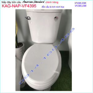Nắp bồn cầu American Standard chính hãng Winston KAG-VF4395 nắp bàn cầu Mỹ thân dài nhựa dày bóng đẹp