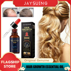 Jaysuing Hair Growth Essential Oil Natural Ginger Ginseng Extract Fast Growing Hair Essential Oil Beauty Hair Care Prevent Hair Loss Oil Scalp Treatment Hair Smooth Nourish Hair Growth Replenish For Men Women Hair Serum 30ml