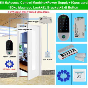 Boland บลูทูธ Tuya เครื่องควบคุมการเข้าถึงลายนิ้วมือ IP66ล็อคประตูกันน้ำ PIN Card ระบบควบคุมการเข้าถึง125KHZ Reader