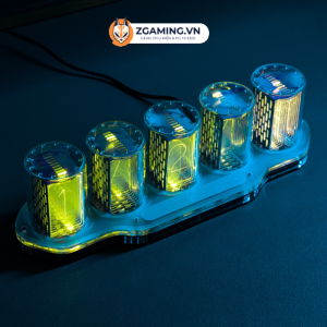 Đồng Hồ Led Decor Ống Thủy Tinh IPSTUBE | Led RGB | Điều Khiển Bằng App