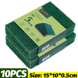 Scouring Pad Dish Scrubber Scouring Pads Green Reusable Household Scrub Pads The Pink Stuff Cleaning Kit Bath Bucket And Mug Set