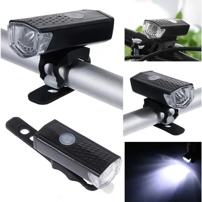 Lampu Sepeda Depan LED Super Terang Bias dan Sorot Waterproof USB Rechargeable Ringan Dan Anti Slip