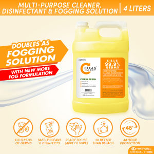 Clean Habit Disinfectant & MultiPurpose Cleaner Fogging Solution - 4L