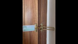 Heavy Duty Door Bolt Hasp Home Villa Hotel Bar Room Security Door U Lock Easy Instal Guard Latch