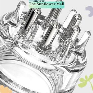 Sunflower Scalp Applicator Liquid Comb For Hair Scalp Treatment Essential Oil Liquid Guiding Massager Comb Hair Growth Serum Oil Apply