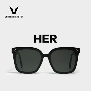 Authentic GENTLE MONSTER Her Polarized Sunglasses 2025 Fashion Summer Eyewear Shades Zeiss Lenses Anti UV400 With Case