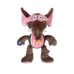 GiGwi Agent Đồ chơi thú nhồi bông bóng tennis chống cắn có tiếng kêu cho chó - Đen Ta pet shop