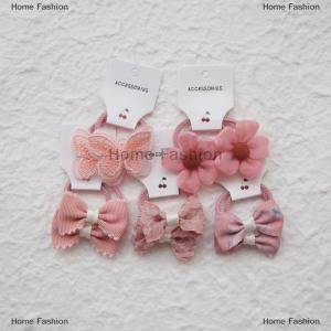 [COD] Home Fashion 10pcs hợp thời trang handmade đàn hồi đáng yêu hairbands trẻ em Hoa Phụ kiện tóc tóc nơ tóc mũ nón dây cô gái dễ thương tóc ban nhạc