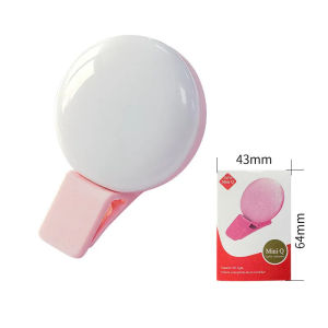 MobilePhone Fill In Light Rear Camera Self Shooting Mirror HD Reference Mirror With Clip Storage