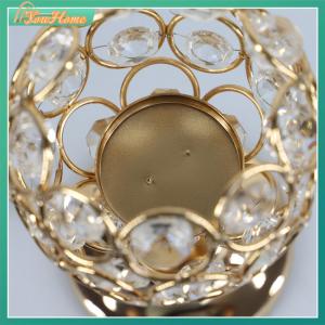 【Fast Delivery】Premium Metal Crystal Bowl Candelabras Set of 3 with Tall Votive Candle Holders for Luxurious Home Lighting【Arrive 1-3 Days】