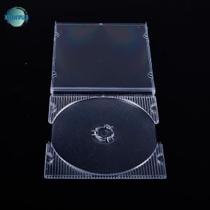 XUNYU3 5 10pcs Household Standard Single Disc Storage Boxes DVD Case CD Case Empty Clear Plastic CD Case Disc CD Box
