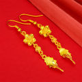 【Malaysia Ready Stock】916 Gold Earrings for Women Original Hollow Leaves Earrings Korean Style Subang Telinga Perempuan Anting Anting Perempuan Subang Emas 916 Earing Set for Girls Girls Birthday Jewellery Gifts. 