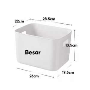Kotak Penyimpanan Bin Pantry Serbaguna keranjang plastik keranjang serbaguna keranjang penyimpanan