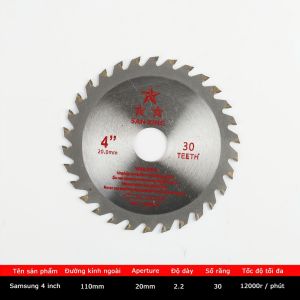 [RẺ VÔ ĐỊCH] Lưỡi Cắt Gỗ 110mmx20.0mm 30T/40T cho đi Vòng đệm SHOPE