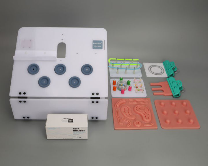 Laparoscopy Surgery Training Box Laparoscopic Simulator Trainer with ...