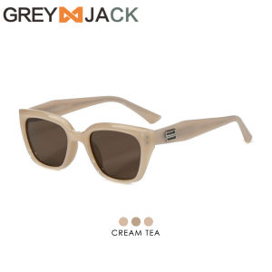 Grey Jack Kacamata Sunglasses Polarized Kotak Aesthetic Model Korean Style Series Anti Silau UV400 Acetate Pria Wanita 58243 58258 58257 9002