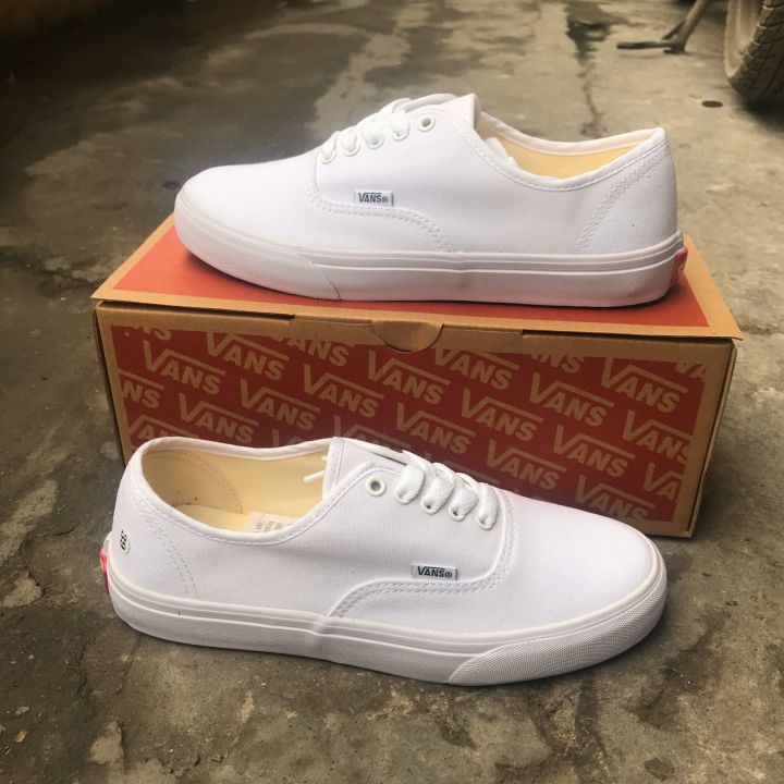 Vans classic trắng sale