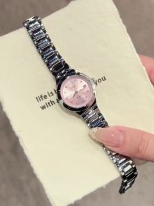 ZGO Sanrio Hello Kitty Womens Watch Seiko Movement Rhinestone Waterproof Simple Stylish Gift 2095